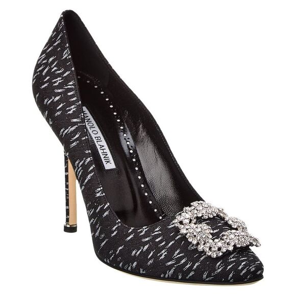 Manolo Blahnik Shoes - Manolo Blahnik Hangisi 105 Jacquard Pump